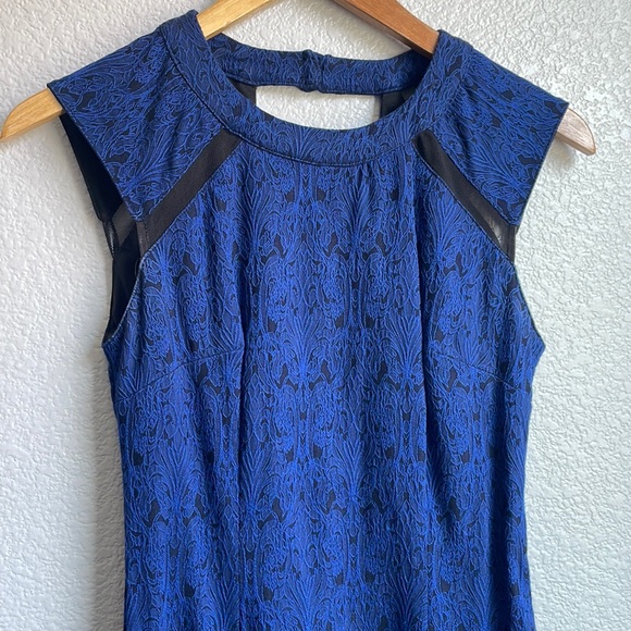 Bisou Bisou Blue and Black Dress - Picture 2 of 9